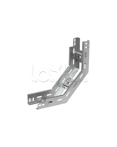 Угол вертикальный внутренний 90 градусов лестничный 400х150 (1,5 мм) Промрукав (PR08.5560) в Прокопьевске Аксессуары для лотков Pintop.ru