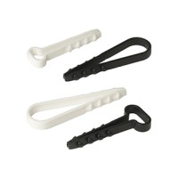 Дюбель-хомут для плоского кабеля 5-10 мм белый (10шт) Промрукав (PR08.6957)