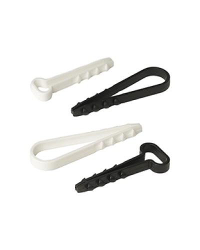 Дюбель-хомут для плоского кабеля 5-10 мм белый (10шт) Промрукав (PR08.6957) в Прокопьевске Крепеж: Дюбели, шурупы, саморезы Pintop.ru