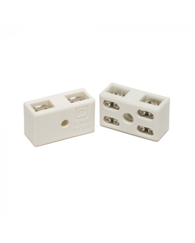 Клемма керам. латунь 6 мм² 2 пары на 8 контактов (5 шт/уп) Промрукав (PR08.7164) в Прокопьевске Аксессуары для кабель-канала Pintop.ru