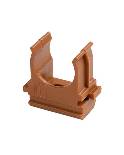 Крепёж-клипса для труб АБС-пластик бук д20 в малой упаковке (10шт/1000шт уп/кор) Промрукав (PR13.0052) в Прокопьевске Держатели, клипсы, скобы Pintop.ru