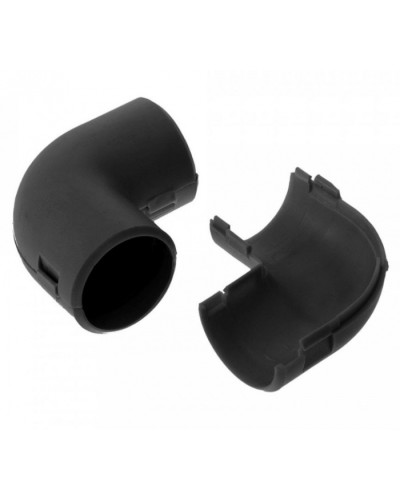 Соединитель угловой разборный черный д20 (50шт/800шт уп/кор) Промрукав (PR13.0192) в Прокопьевске Повороты, муфты, тройники Pintop.ru