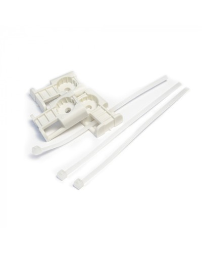 Комплекты крепления площадка для прямого монтажа белая со стяжкой 2,5х100 мм (100 шт) Промрукав (PR13.02512) в Прокопьевске Аксессуары для кабель-канала Pintop.ru