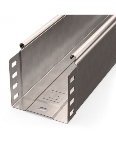 Лоток неперфорированный Стандарт INOX (AISI 409) 100х100х3000 (0,7 мм) (6 м/уп) Промрукав (PR16.2388) в Прокопьевске Кабельные лотки Pintop.ru