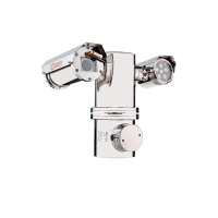 Взрывозащищенный термокожух на поворотной платформе для IP видеокамеры с ИК подсветкой Релион-PTZ-Exd-Н-В-ИК-СО 220В