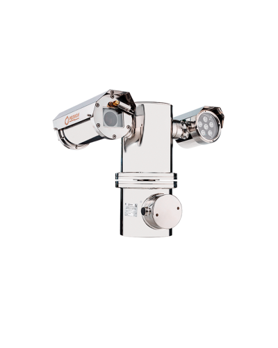 Взрывозащищенный термокожух на поворотной платформе для IP видеокамеры с ИК подсветкой. Напряжение питания: 24 VDC/VAC в Прокопьевске Системы видеонаблюдения Pintop.ru