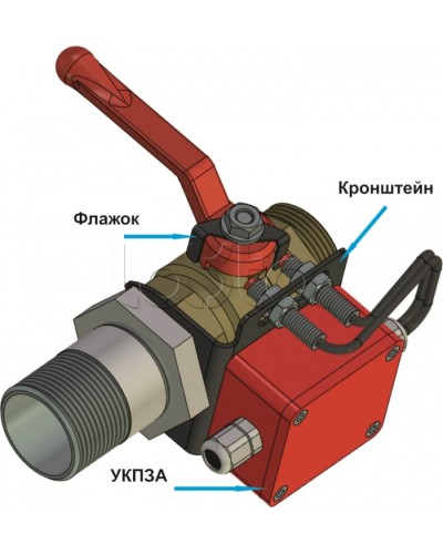 Кронштейн КШ-20-46-И (для УКПЗА v1, v2) Спецавтоматика в Прокопьевске Дополнительное оборудование пожаротушения Pintop.ru