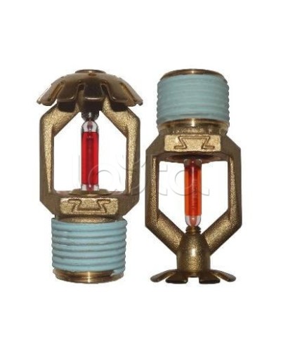 Ороситель спринклерный водяной Спецавтоматика СВО0-РВо0,35-R1/2/Р93.В3-СВВ-10 с резьбовым герметиком в Прокопьевске Оросители Pintop.ru