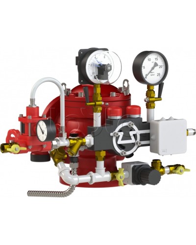 Узел управления спринклерный воздушный Спецавтоматика УУ-С100/1,6В3-ВФ.О4 в Прокопьевске Устройства пуска водяного пожаротушения Pintop.ru