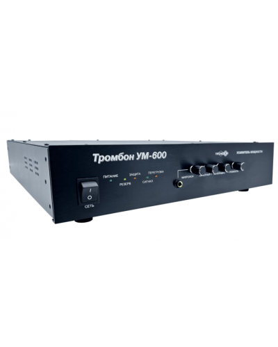 Усилитель мощности Тромбон IP-УМ600-В в Прокопьевске Система оповещения и трансляции Pintop.ru