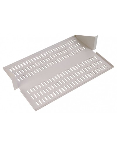 Полка для стойки перфорированная консольная 2U, глубина 300 мм ЦМО МС-30.2-9005 в Прокопьевске Полки для шкафов и стоек Pintop.ru