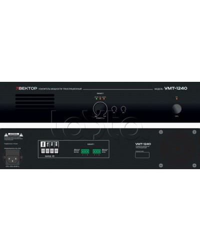 Усилитель мощности Вектор УМТ-1240 в Прокопьевске Микшерные усилители Pintop.ru