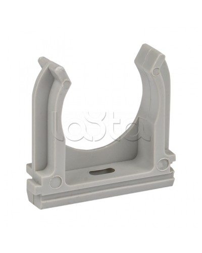 Крепеж-клипса d40 мм (30 шт) серая EKF-Plast (derj-z-40n) в Прокопьевске Держатели, клипсы, скобы Pintop.ru