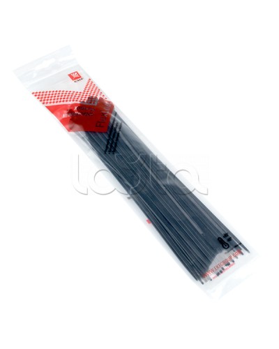 Хомут P6.6 стандартный (ч), 3.6x250 (50шт) FlexLock PROxima EKF (plc-fl-ctsb-3.6x250-r) в Прокопьевске Стяжки-хомуты Pintop.ru