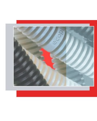 Труба гофр. ПВХ 16 мм (100 м) Экопласт (10016) в Прокопьевске Труба гофрированная Pintop.ru