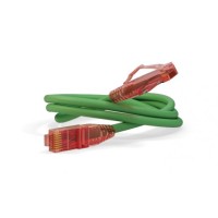 Патч-корд медный U/UTP кат.5е (3м) LSZH (зеленый) Hyperline PC-LPM-UTP-RJ45-RJ45-C5e-3M-LSZH-GN