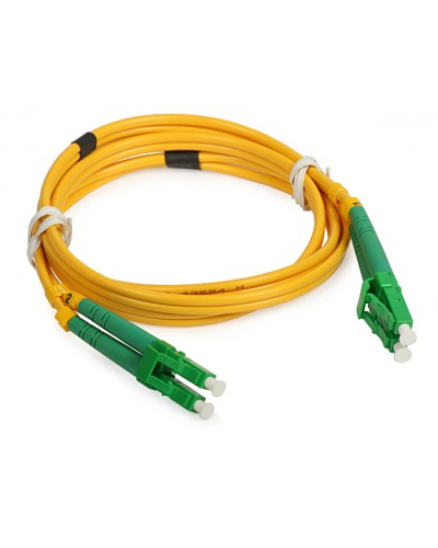 Шнур оптический duplex LC/APC-LC/APC 9/125 sm 5м LSZH Cabeus FOP(d)-9-LC/APC-LC/APC-5m в Прокопьевске Патч-корды оптические Pintop.ru