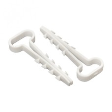 Дюбель-хомут (6х12 мм) для плоского кабеля белый (50 шт.) EKF PROxima (plc-cd-6x12w)