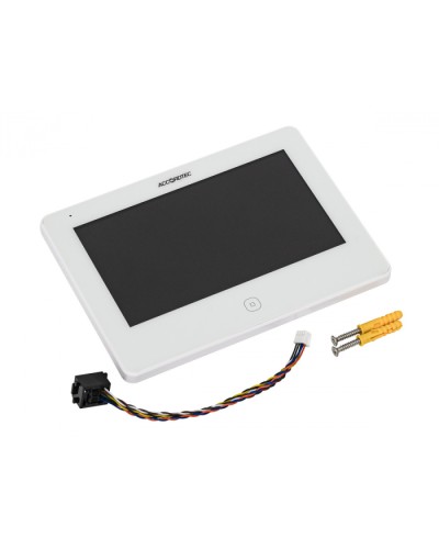 Монитор видеодомофон AccordTec AT-VD 770W WH в Прокопьевске Абонентские IP устройства Pintop.ru
