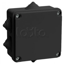 Коробка расп. КМ41234 100х100х50мм IP55 6 вв. черная IEK (UKO11-100-100-050-K02-55)