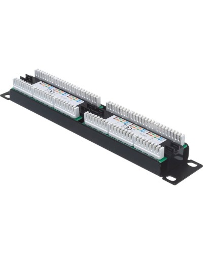 Панель коммутационная 10, 1U, 12 портов UTP, RJ-45, CAT 5e REXANT 04-0025 в Прокопьевске Патч панель Pintop.ru