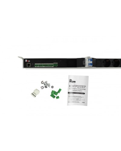 Блок силовых розеток с контроллером REM R-MC1-32-8x2S-A-1820-K в Прокопьевске Блоки розеток Pintop.ru