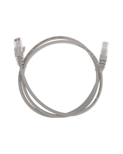 Патч-корд U/UTP, CAT 5e, RJ45-RJ45, 26AWG, LSZH, серый, 1м REXANT 02-0100-1 в Прокопьевске Патчкорды (медные) Pintop.ru
