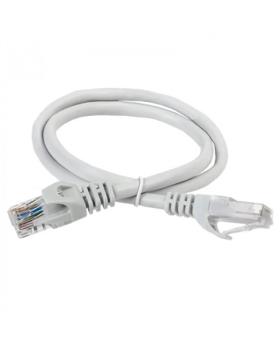 ITK Коммутационный шнур (патч-корд) кат.5Е UTP 1м серый (PC01-C5EU-1M) в Прокопьевске Патчкорды (медные) Pintop.ru