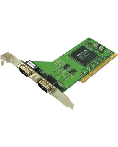 2-портовая плата RS-232 для шины Universal PCI Moxa CP-102U в Прокопьевске Сетевые карты Pintop.ru