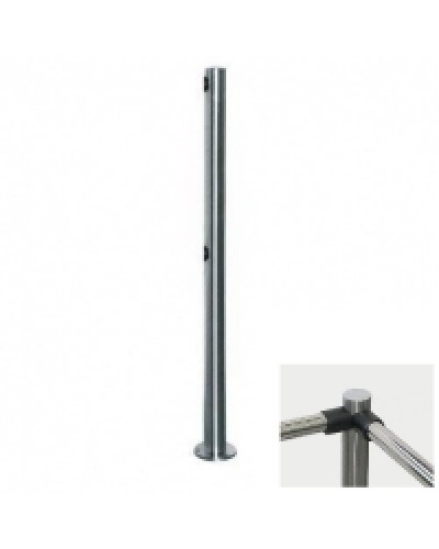 Стойка двухсторонняя L-образная PERCo-BH02 2-02 в Прокопьевске Ограждения Pintop.ru