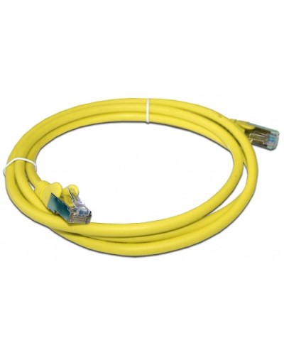 Патч-корд RJ45 - RJ45, 4 пары, FTP, категория 6A, 1.5 м, желтый, LSZH LANMASTER LAN-PC45/S6A-1.5-YL в Прокопьевске Патч-корды и пигтейлы Pintop.ru