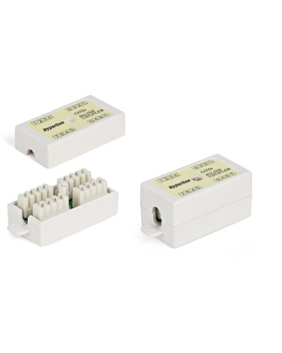 Адаптер проходной (coupler), Dual IDC, категория 5e, 4 пары Hyperline CA-IDC-C5E-WH в Прокопьевске Проходные адаптеры Pintop.ru