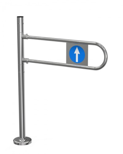 Калитка Ростов-Дон К11М лв ХРОМ (без дуги) Ростов-Дон в Прокопьевске Калитки Pintop.ru