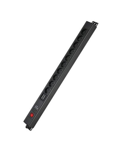 Блок распределения питания вертикальный для 19 шкафов DKC R5VSH10SWOPAM в Прокопьевске Блоки розеток Pintop.ru