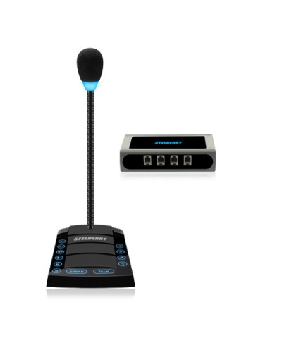 Устройства переговорное 4-канальное STELBERRY S-740 в Прокопьевске Переговорные устройства Pintop.ru