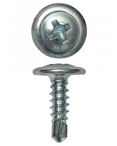 Саморез с пресс-шайбой 4.2x51 острый DKC CM275051 в Прокопьевске Крепеж Pintop.ru