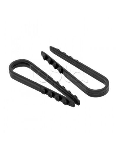 Дюбель-хомут для круглого кабеля (5-10мм) черный (100шт.) EKF PROxima (plc-ncc-5x10b) в Прокопьевске Крепеж: Дюбели, шурупы, саморезы Pintop.ru