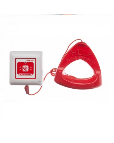 Кнопка со шнуром проводная аналоговая влагозащищенная Getcall GC-0423W1 в Прокопьевске Переговорные устройства Pintop.ru