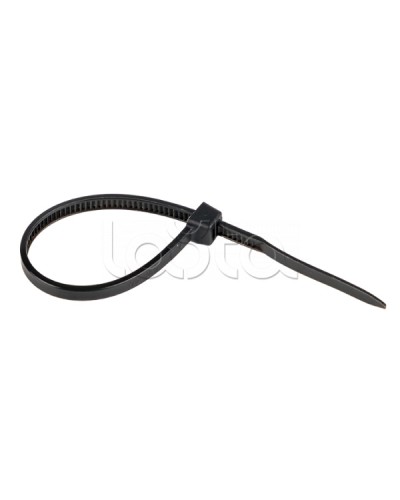 Хомут нейлоновый черный (2,5х100) (100шт.) EKF Basic (plc-cb-2.5x100) в Прокопьевске Стяжки-хомуты Pintop.ru