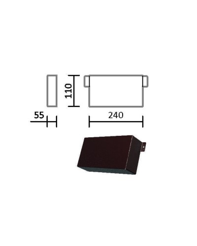Монтажный кожух Vizit МК-400CB в Прокопьевске Аксессуары для многоабонентных систем Pintop.ru