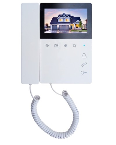 Монитор цветного видеодомофона Tantos Elly-S с трубкой VZ в Прокопьевске Абонентские видеоустройства Pintop.ru