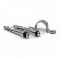 Комплекты для крепления ОКЛ с использованием дюбеля Молли М4х54 и скобы СМД 19-20 (100 шт) Промрукав