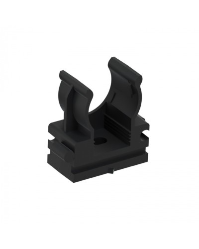 CFQ16 Держатель (клипса) для труб, для монтажного пистолета D16мм, цвет чёрный (10шт) Экопласт (41516-10BL) в Прокопьевске Держатели, клипсы, скобы Pintop.ru