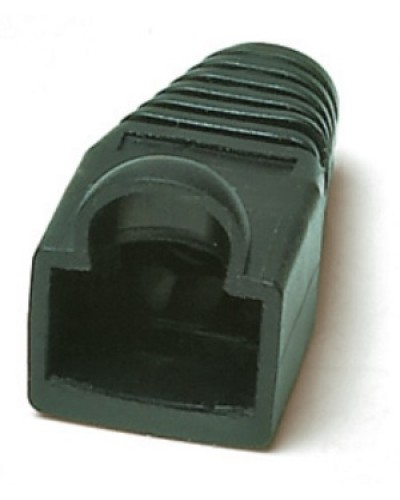 Изолирующий колпачок для разъемов RJ-45, черный (10 шт.) Hyperline BOOT-BK-10 в Прокопьевске Коннекторы и разъемы Pintop.ru