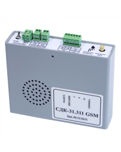 Блок контроля GSM Кристалл СДК-31.311GSM в Прокопьевске Приемно-контрольные приборы Pintop.ru