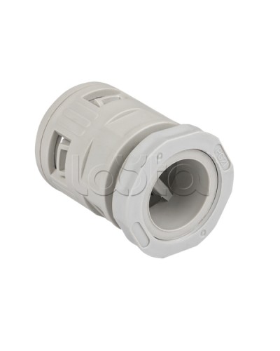 Коннектор для гофрированной трубы (25 мм) (25 шт) EKF-Plast (kn-t-25) в Прокопьевске Повороты, муфты, тройники Pintop.ru