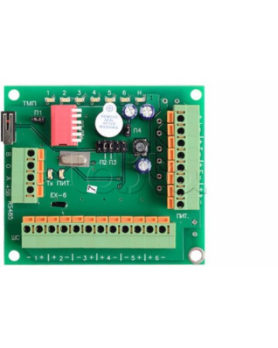 Модуль расширителя шлейфов Полисервис EX-6-1 в Прокопьевске Модули сопряжения Pintop.ru