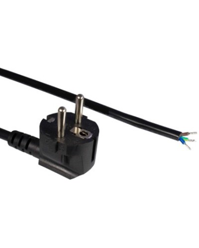 Кабель питания с вилкой Schuko 3 м Hyperline PWC-SHM-OE-3.0-BK в Прокопьевске Патч-корды и пигтейлы Pintop.ru