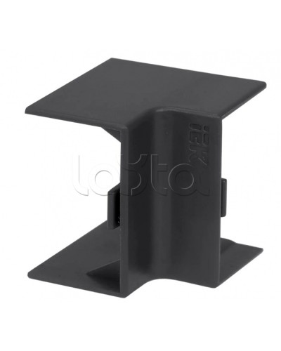 ELECOR Угол внутренний КМВ 100х60 черный (2шт/компл) IEK (EL-KK10D-V-100-060-K02) в Прокопьевске Аксессуары для кабель-канала Pintop.ru