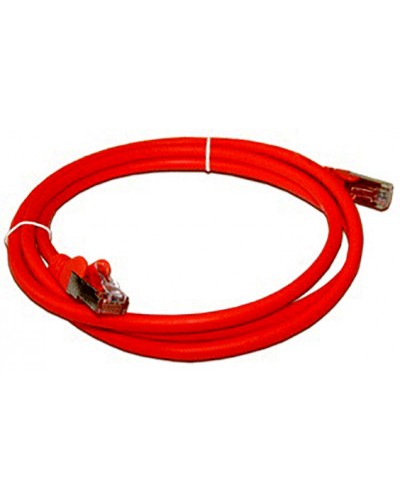 Патч-корд RJ45 - RJ45, 4 пары, FTP, категория 5е, 7 м, красный LSZH LANMASTER LAN-PC45/S5E-7.0-RD в Прокопьевске Патч-корды и пигтейлы Pintop.ru